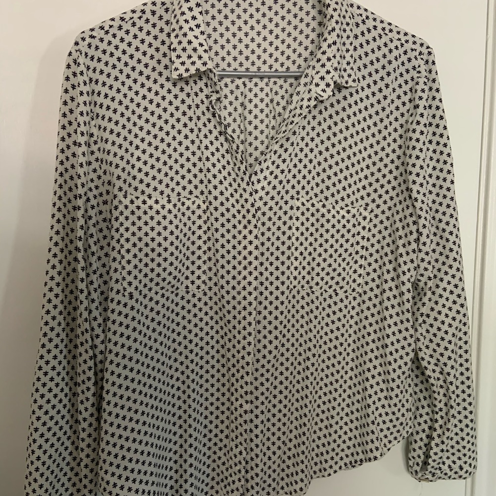 Patterned button down